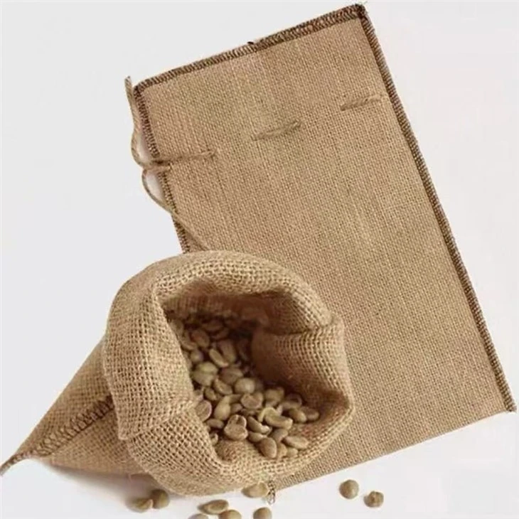 19x32cm Jute Drawstring Bag