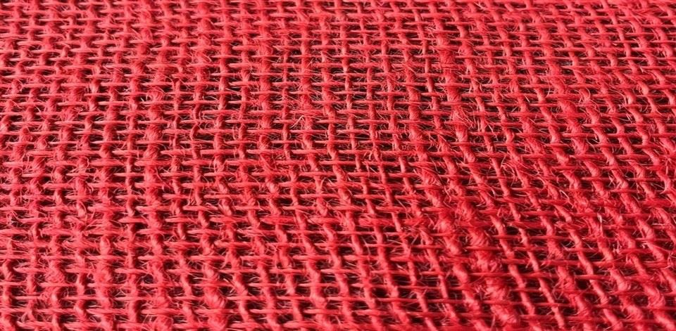 5in*5yd Red Dyed Burlap Ribbon high quality