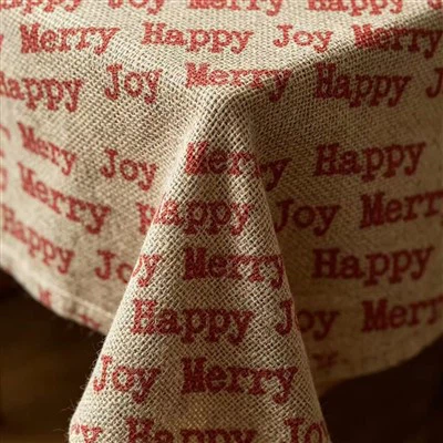 Christmas Jute Table Runner