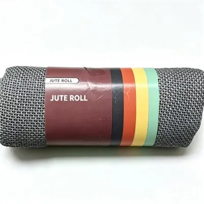 Grey Jute Winter Roll Cover